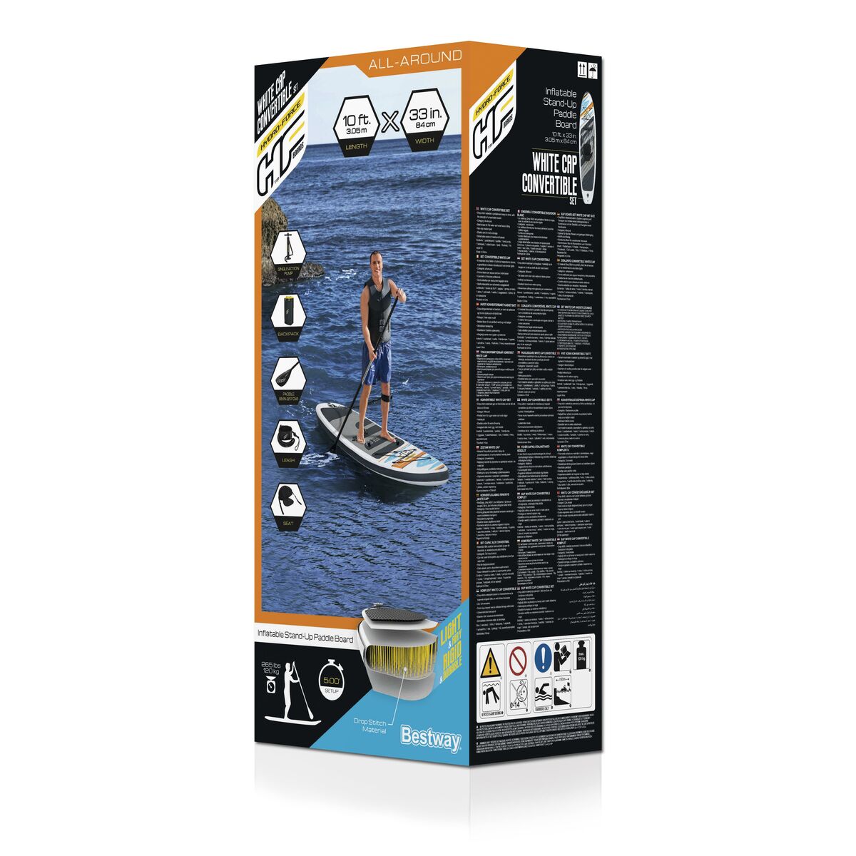 Padle- og surfebrett Bestway Flerfarget